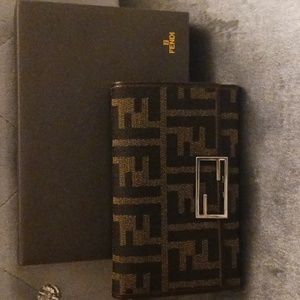 Fendi Zucca Canvas Wallet 🤎